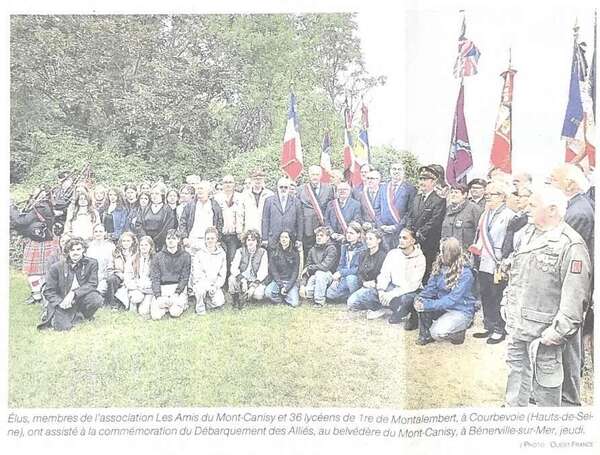 Le Débarquement des Alliés commémoré