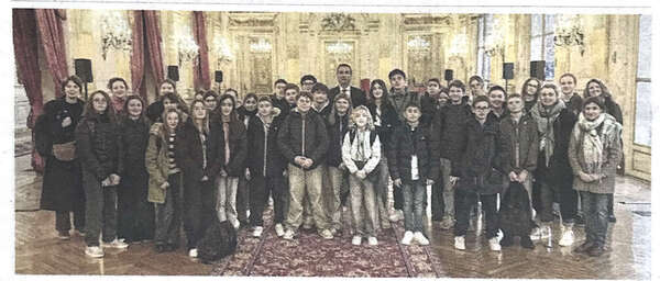 Le collège Alfred Kastler de Merville-Franceville-Plage en visite à l'Assemblée nationale