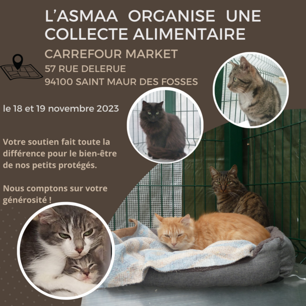 Collecte alimentaire 18 et 19 novembre 2023