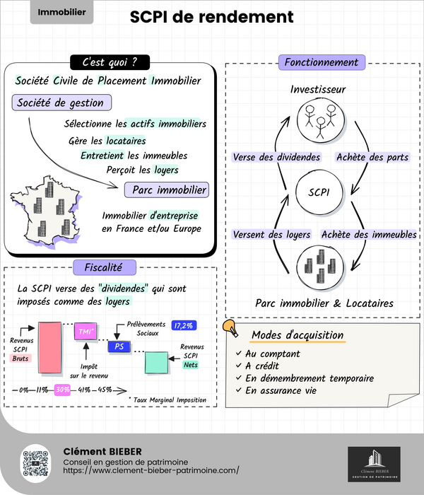 SCPI de rendement : Rappel !