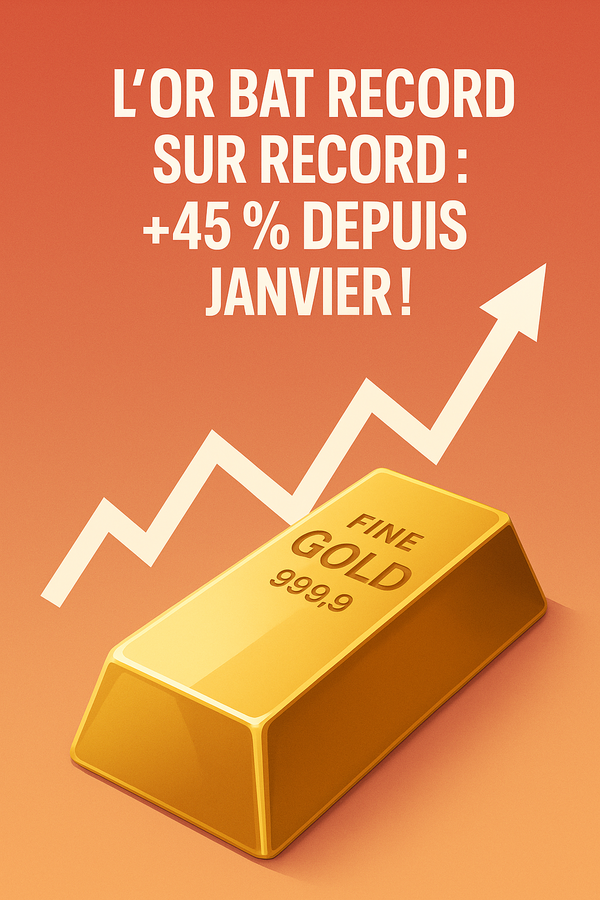 L’or bat record sur record : vers les 4.000 $ l’once ?