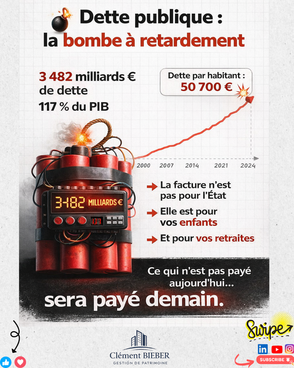 Dette publique française : une bombe à retardement pour vos enfants et vos retraites
