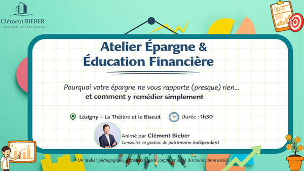 Atelier Épargne & Éducation Financière à Lésigny : reprendre la main sur son argent