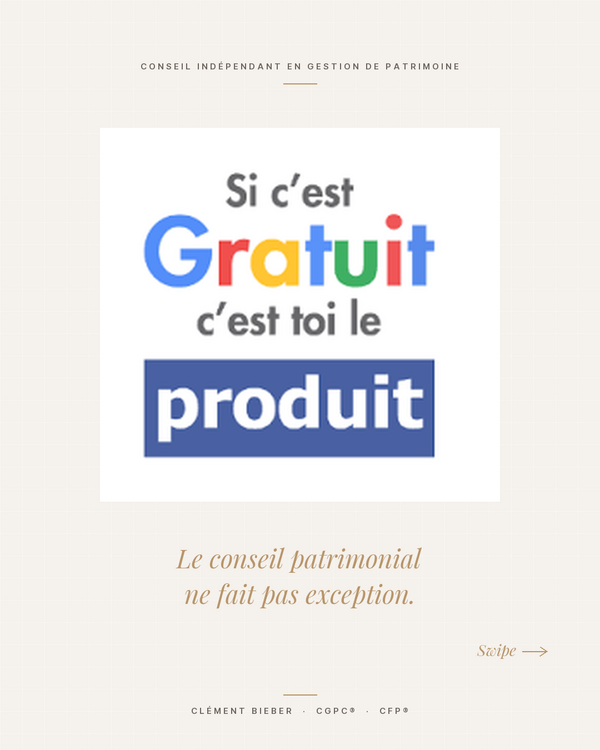Conseil financier gratuit : pourquoi ça n'existe pas (et combien ça vous coûte vraiment)