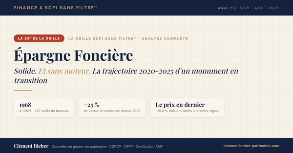 Épargne Foncière : analyse 2026 - trajectoire, notes et avis Sans Filtre