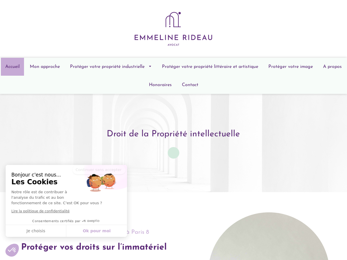 Exemple de site internet de Avocat à Paris 8