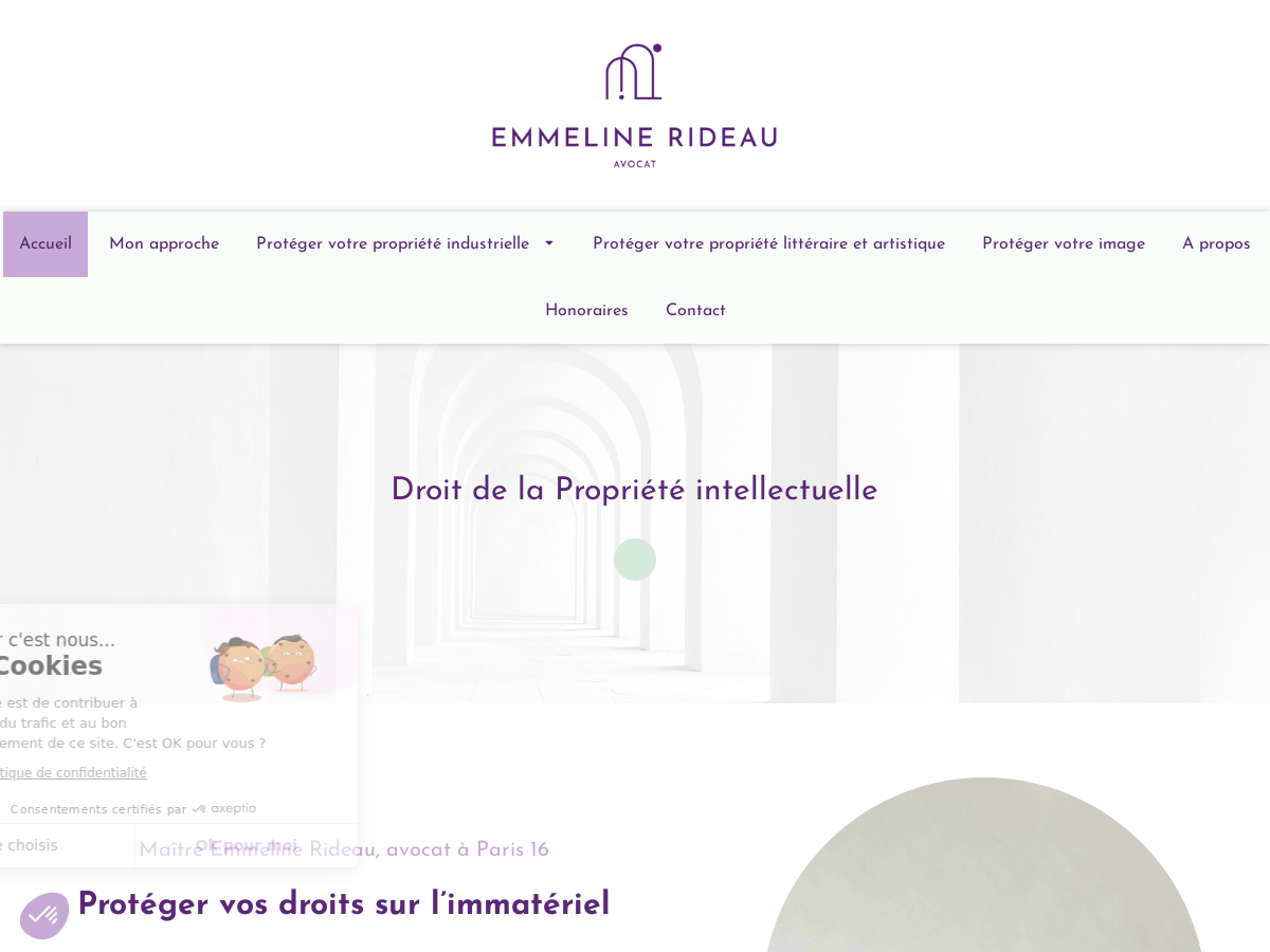 Exemple de site internet de Avocat à Paris 8