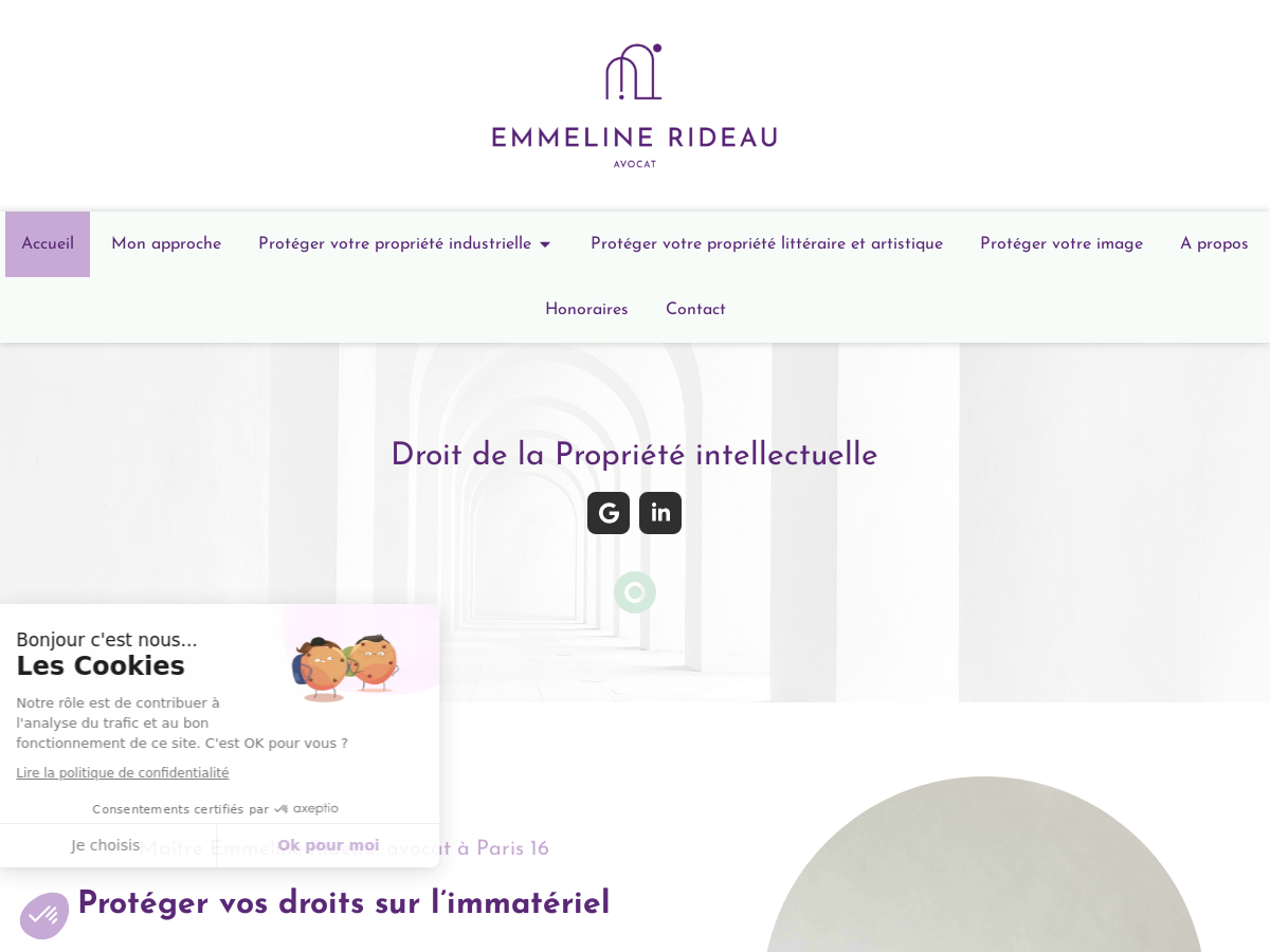 Exemple de site internet de Avocat à Paris 16