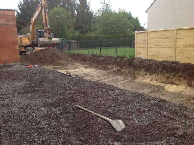 Terrassement installation géothermie 