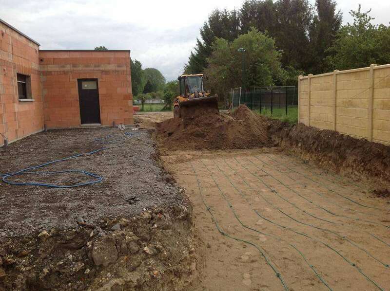 Remblaiement et remise en état du terrain 