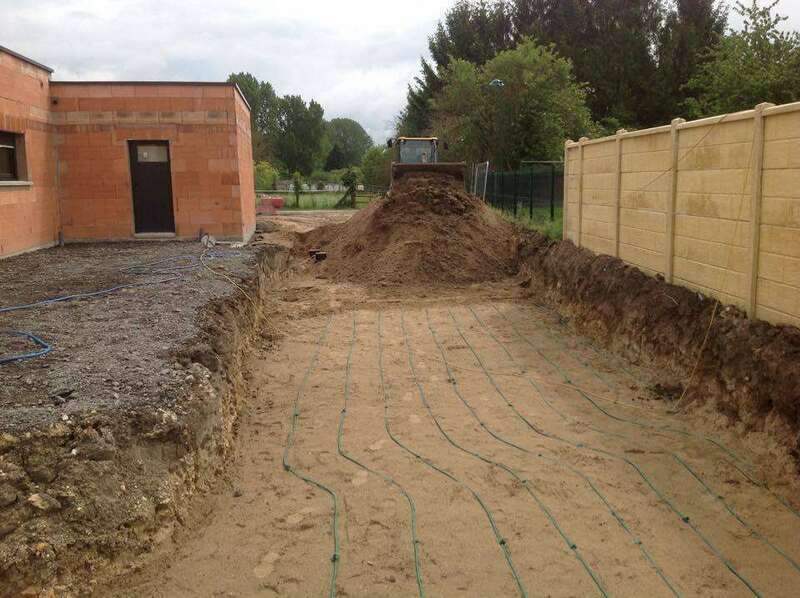 Remblaiement et remise en état du terrain