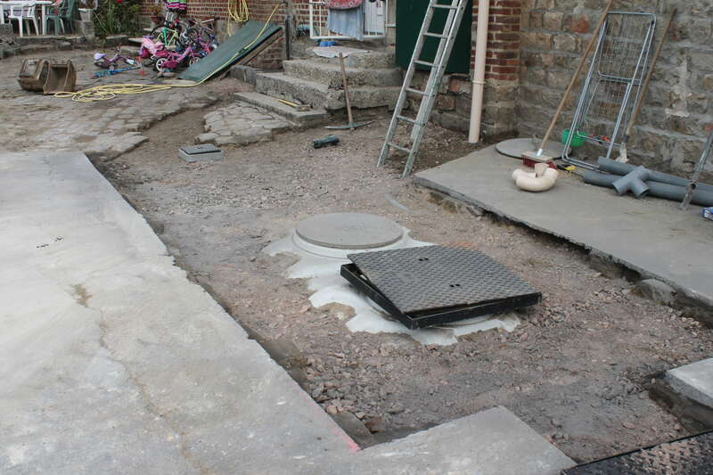 Préparation de la dalle de répartition 