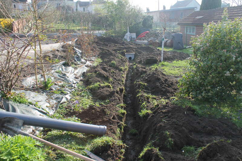 Raccordement au puits perdu