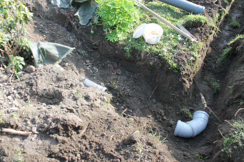 Raccordement au puits perdu