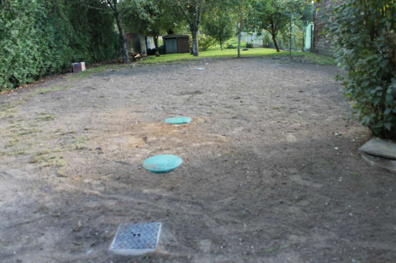 Remise en place du terrain après notre passage.