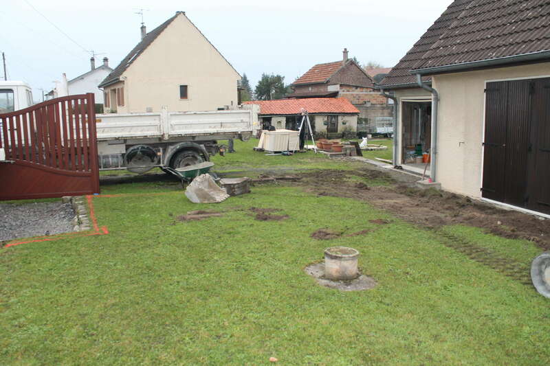 Aménagement extérieur avec création d'allée 