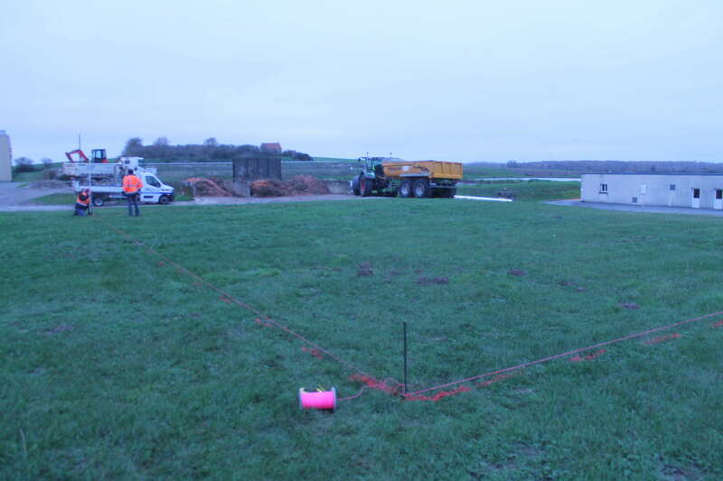 Implantation d'une bâche incendie