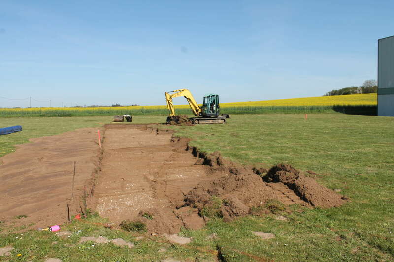 Implantation d'une citerne incendie dans une  usine.