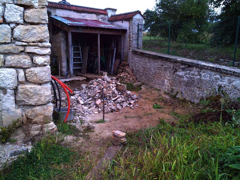 Réhabilitation d'un assainissement non collectif avec poste de relevage 