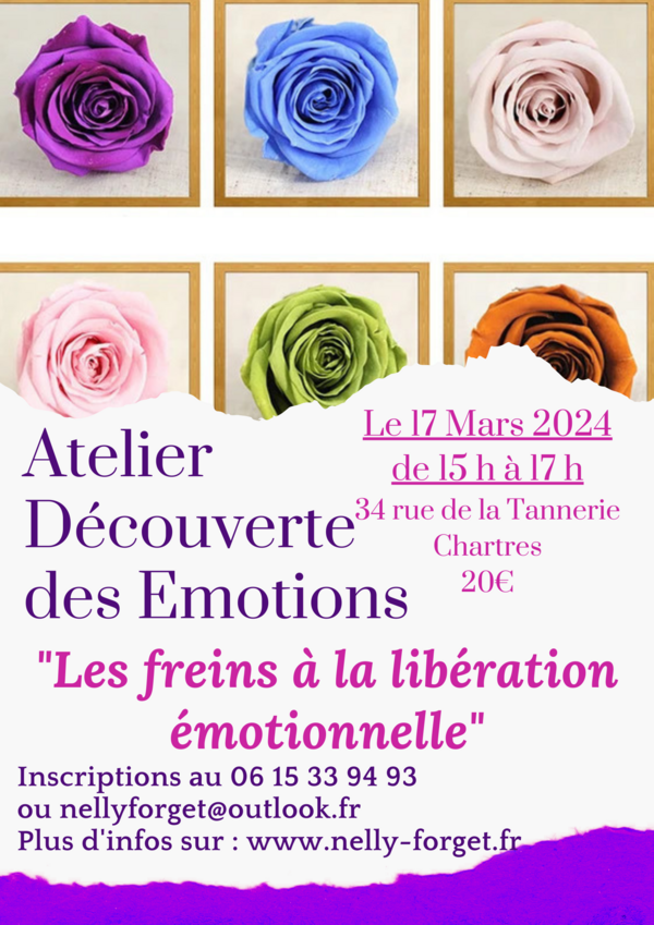 Atelier Découverte des Emotions "Les Freins à la Libération Emotionnelle""