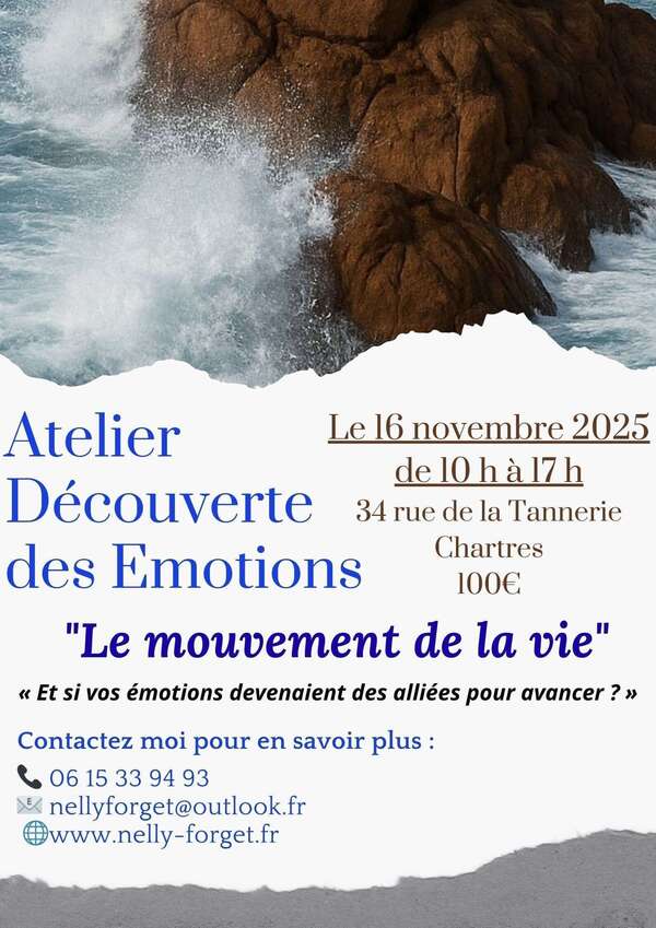  L'Atelier "Le Mouvement de la Vie" Dimanche 16/11/25 de 10h à 17h