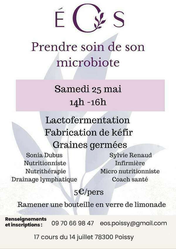ATELIER EOS - PRENDRE SOIN DE SON MICROBIOTE
