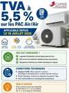 Journal officiel, nouveau décret du 18 JUILLET 2026, Une réduction de TVA à 5,5% sur les PAC AIR/AIR .