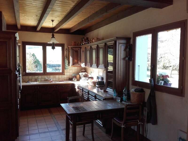 AVANT : Fenêtres bois 2 vantaux