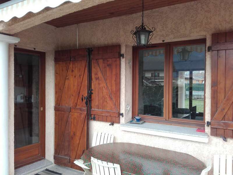 Avant : fenêtre bois 2 vantaux