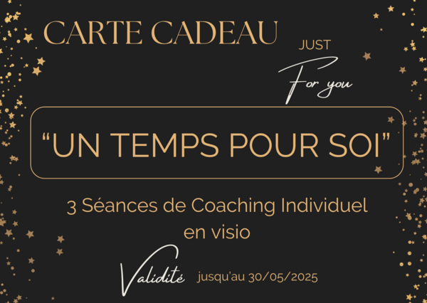 CARTE CADEAU – COACHING & DEVELOPPEMENT PERSONNEL