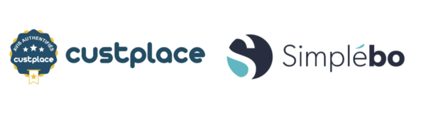 Logo Partenariat Custplace/Simplébo