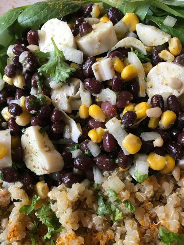 Salade fraiche de haricots azukis