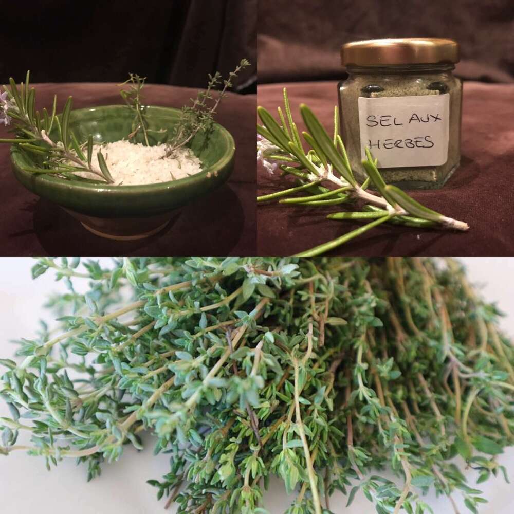 Sel maison aux herbes aromatiques