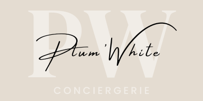 Logo Plume'White Conciergerie
