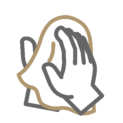 Wired outline 539 hand washing step 10
