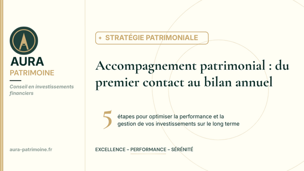 Accompagnement AURA PATRIMOINE : du premier contact au bilan annuel