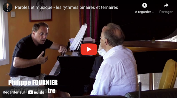 La parole en cadence : à deux ou trois temps ?