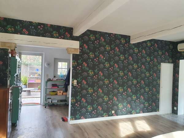 Réalisation pose de papier-peint