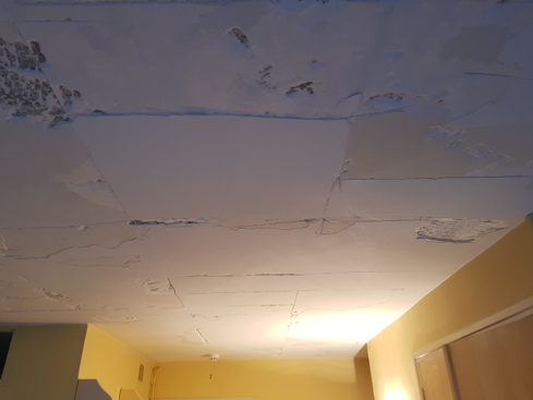 Plafond en travaux