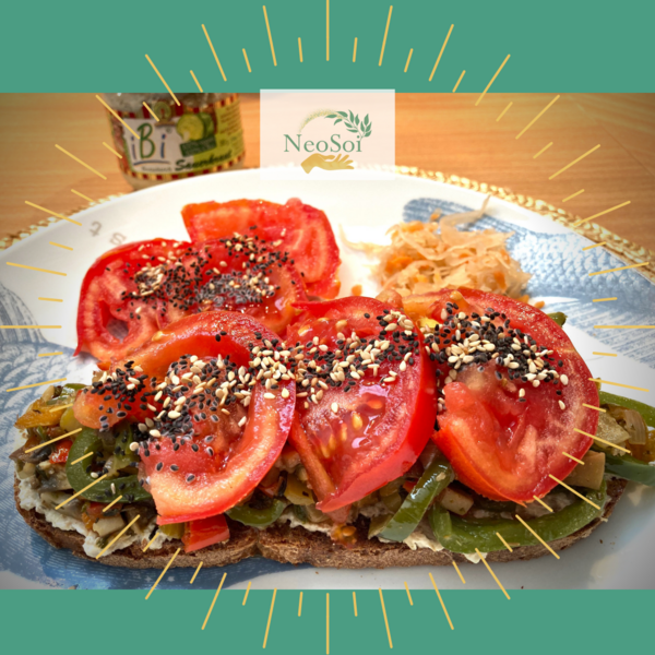 Bruschetta aux légumes du soleil