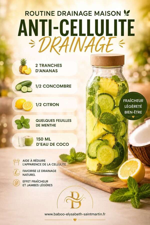 Boisson detox & drainante