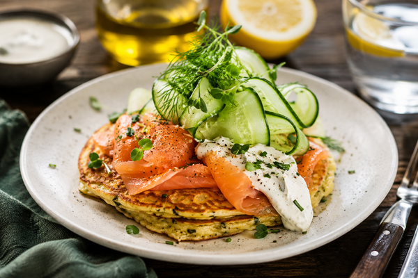Crêpes moelleuses au saumon fumé