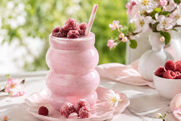 Smoothie crémeux aux framboises