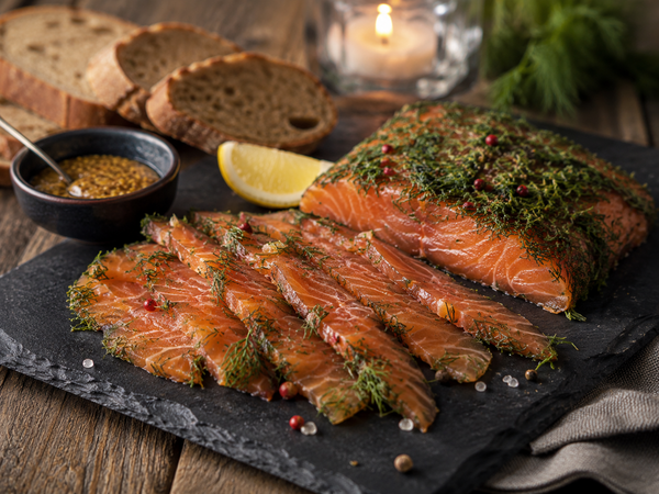 Saumon gravlax