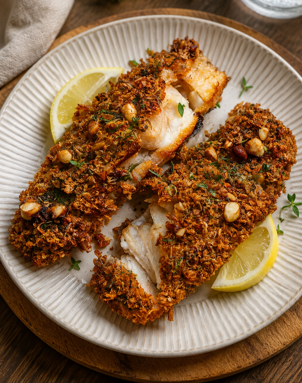 Poisson en croûte au Airfryer