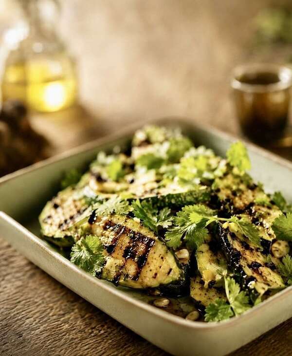 Salade de courgettes à la coriandre & cumin