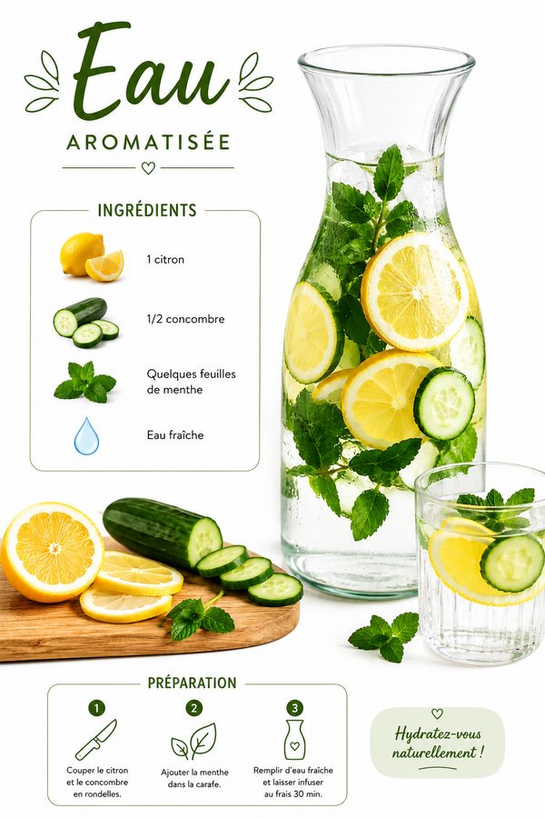 Eau aromatisée