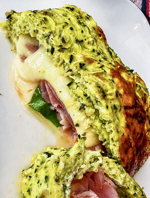 Roulé de cougettes & mozzarella