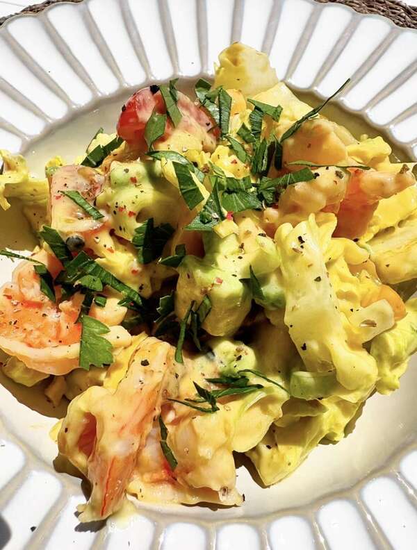 Salade exotique sauce mangue