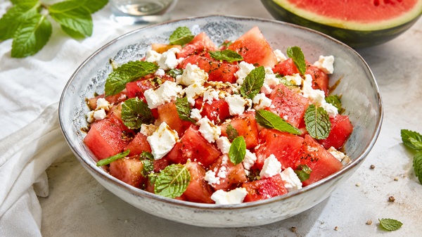 Salade pastèque feta & menthe